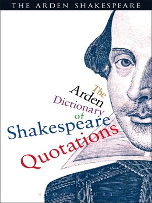 cover image of The Arden Dictionary of Shakespeare Quotations